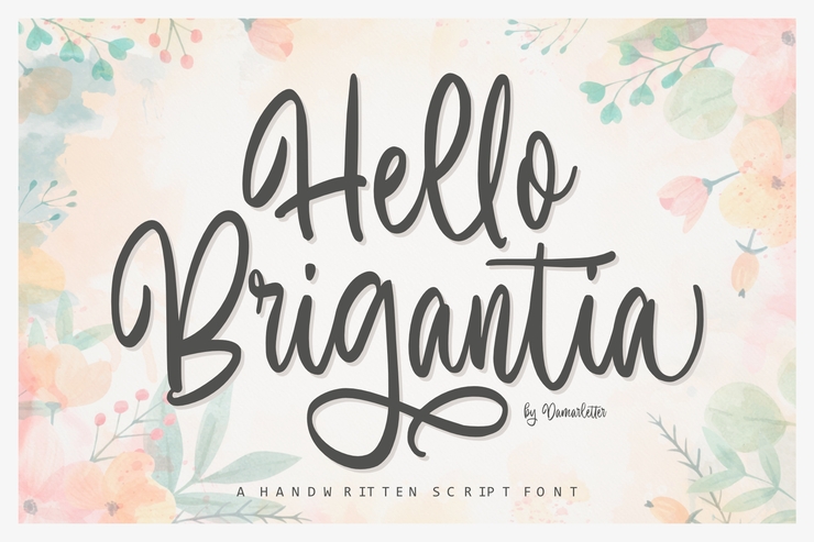 Hello Brigantia字体 1
