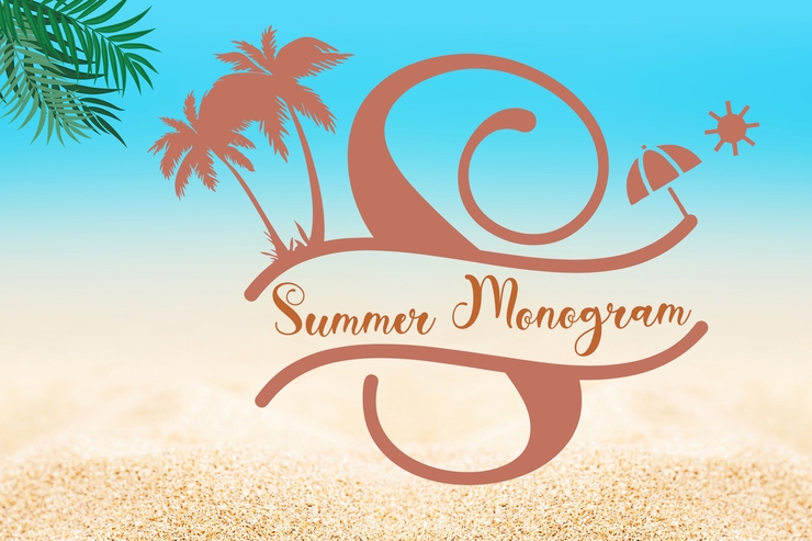 Summer Monogram ( Monogram )字体 2
