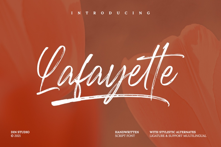 Lafayette字体 2