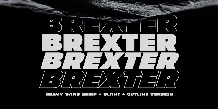 Brexter字体 1
