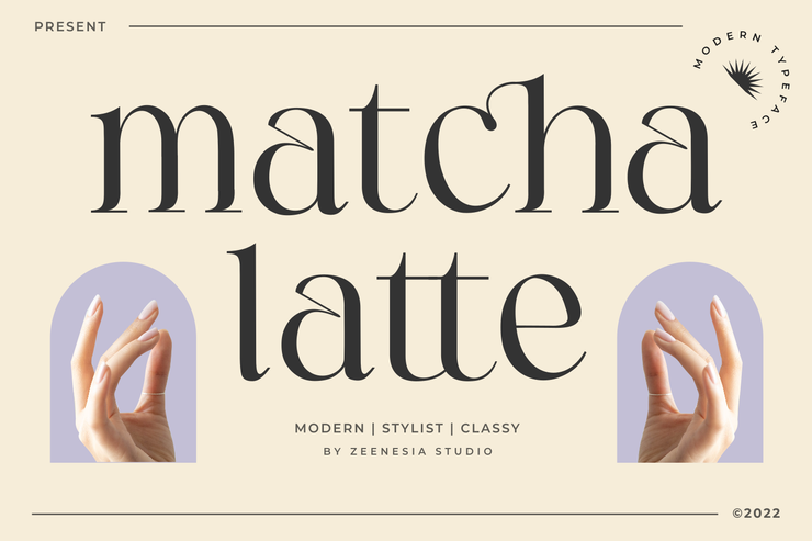Matcha Latte Only字体 5