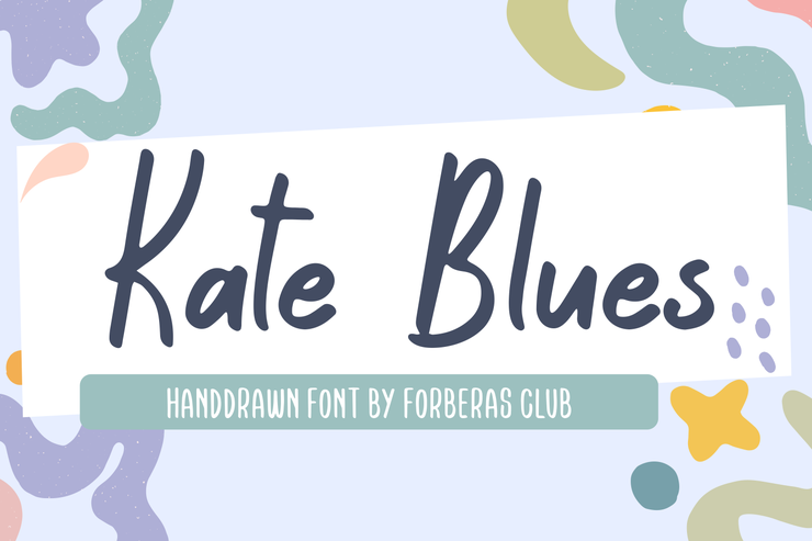 Kate Blues字体 6