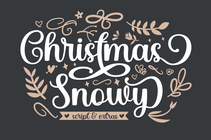 Christmas Snowy字体 2
