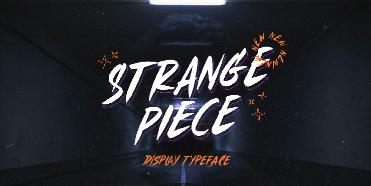Strange Piece字体 1