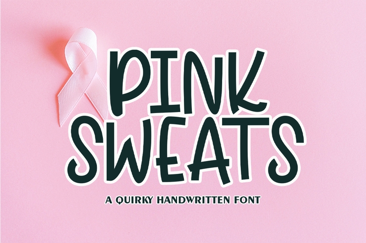 PINK SWEATS字体 3