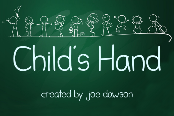 Child's Hand字体 1