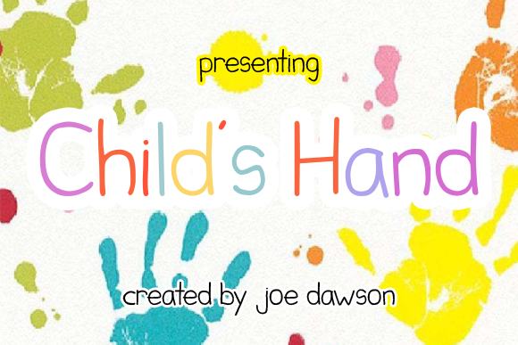 Child's Hand字体 3