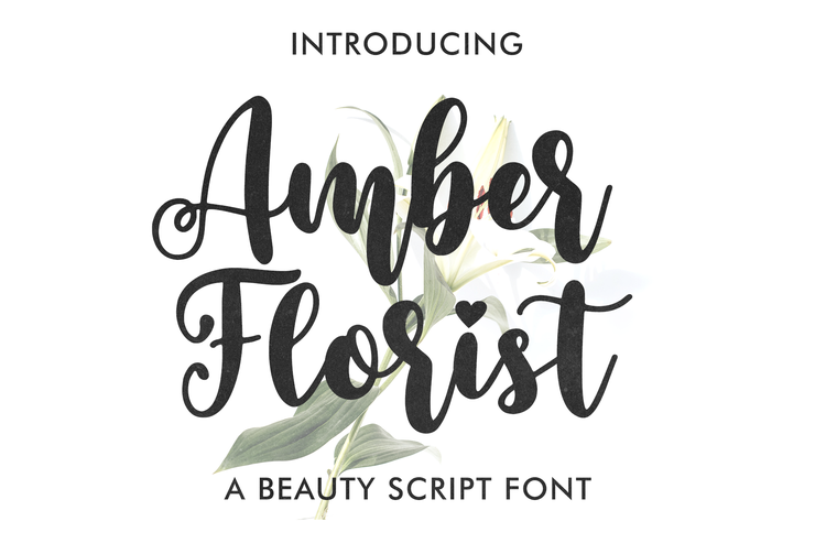Amber Florist字体 2