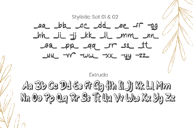 Alunta字体 7