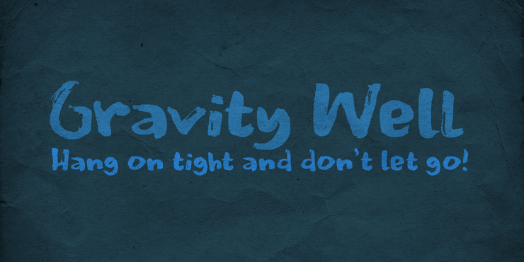 Gravity Well字体 1