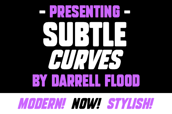Subtle Curves字体 1