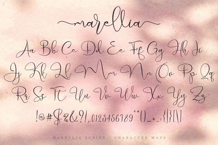 Marellia Script字体 10