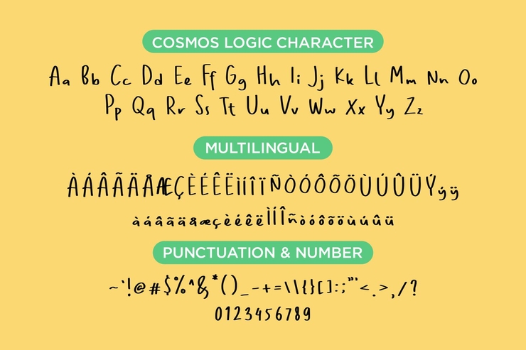 Cosmos Logic字体 9