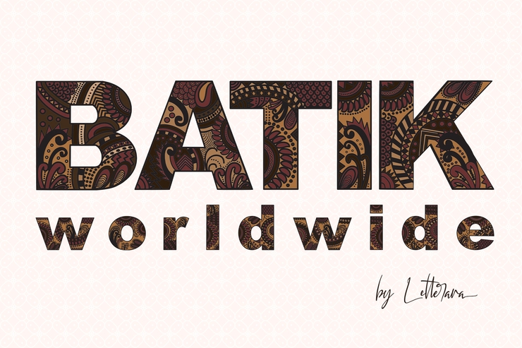 BATIK WORLDWIDE字体 8