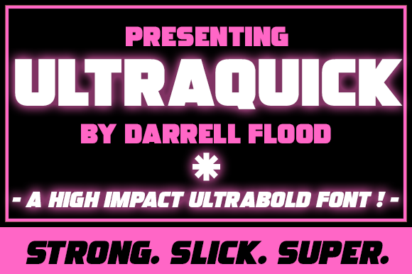 Ultraquick字体 1