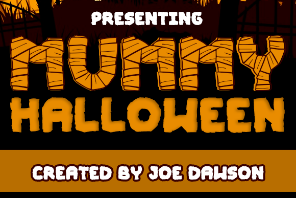 Mummy Halloween字体 1