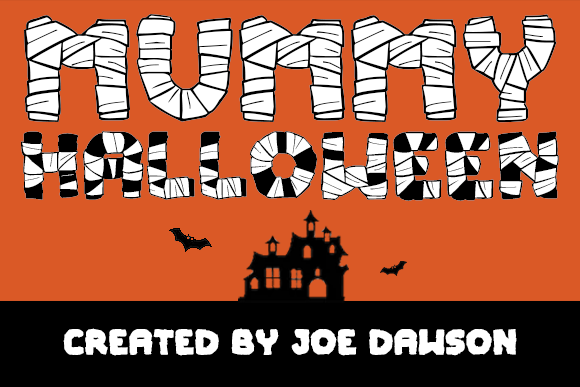 Mummy Halloween字体 3