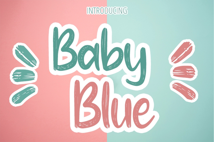 Baby Blue字体 1