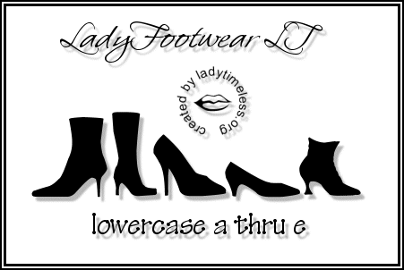 Lady Footwear LT字体 1