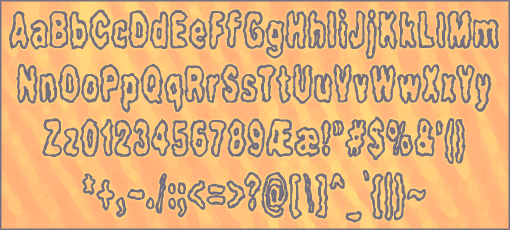 Fidgety BRK字体 1
