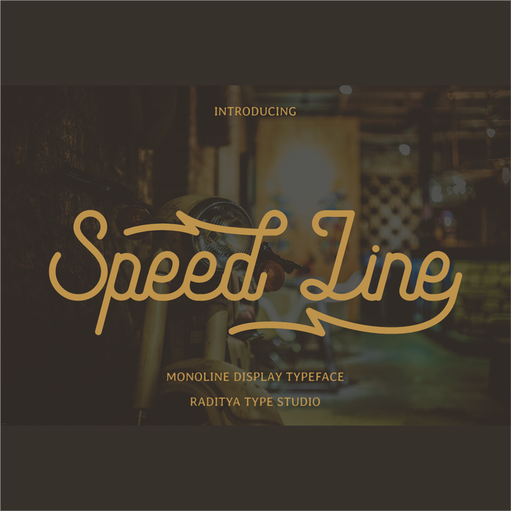 Speed Line字体 1