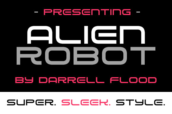 Alien Robot字体 1