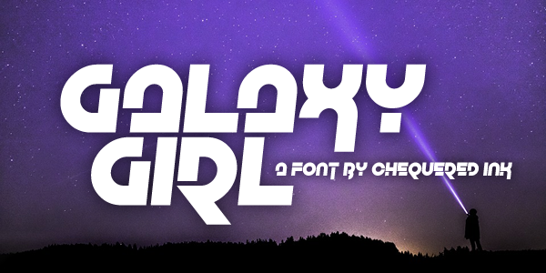 Galaxy Girl字体 2