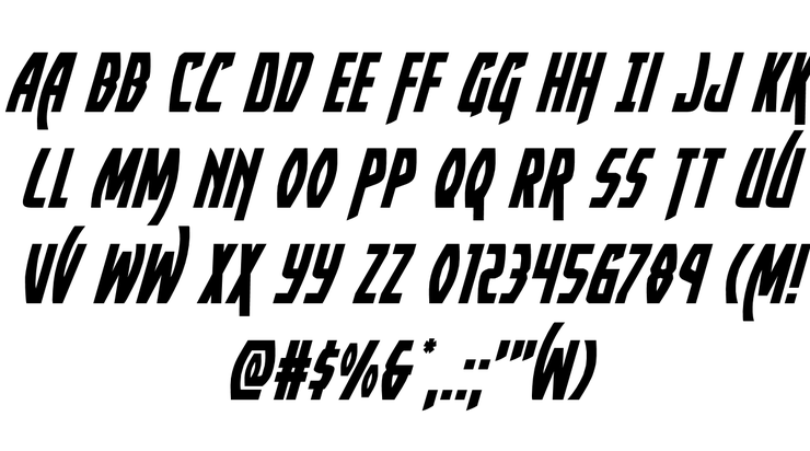Yankee Clipper字体 3