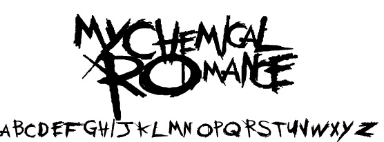 My Chemical Romance字体 2