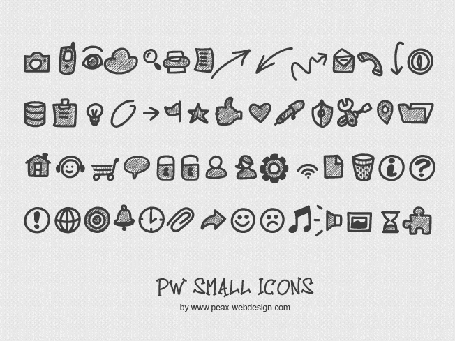 PW Small Icons字体 1