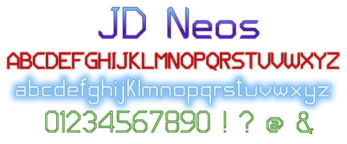 JD Neos字体 1