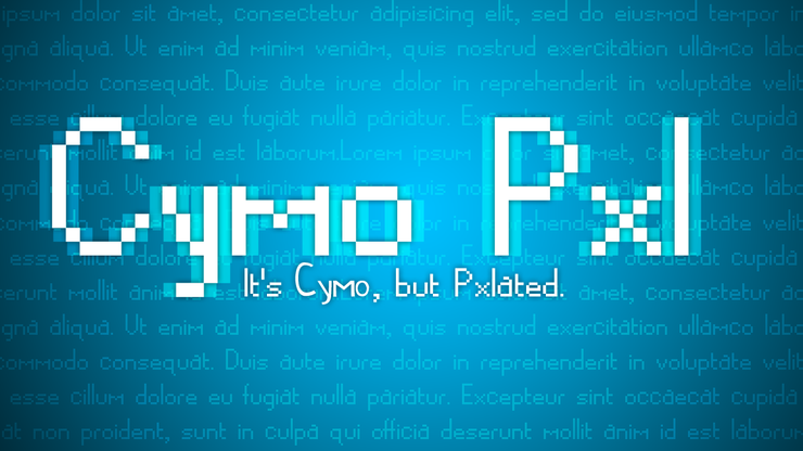 CymoPxl字体 1