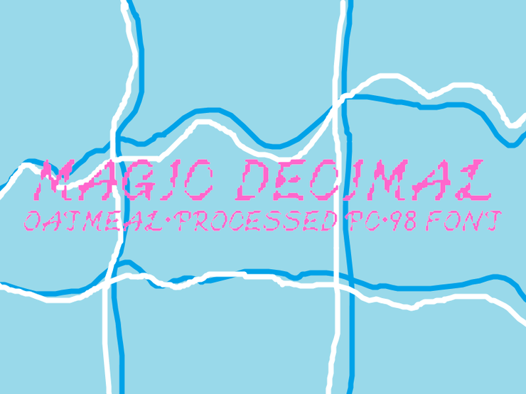 Magic Decimal字体 1