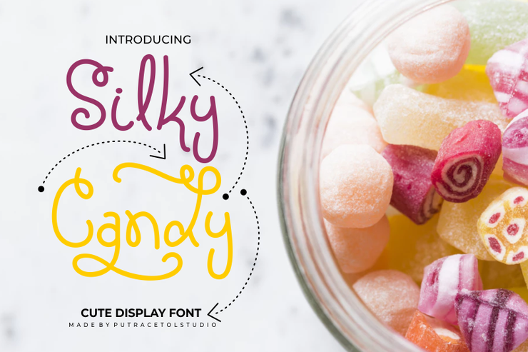 Silky Candy字体 1