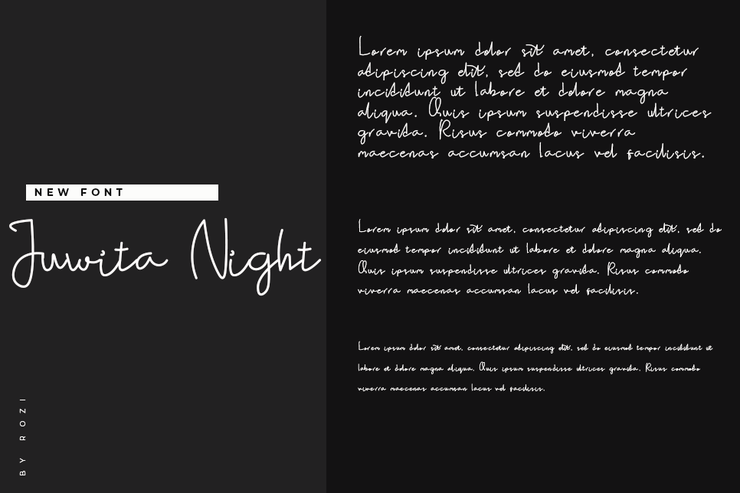 Juwita Night字体 1