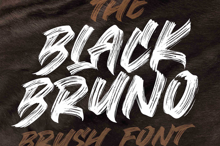 Black Bruno字体 3