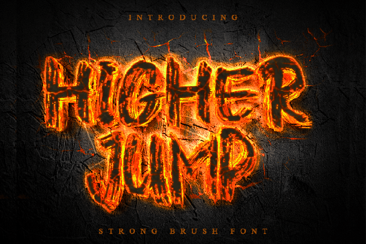 Higher Jump字体 7