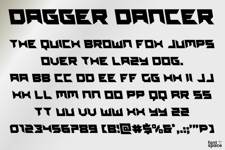 Dagger Dancer字体 6