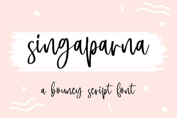 Singaparna Script字体 1