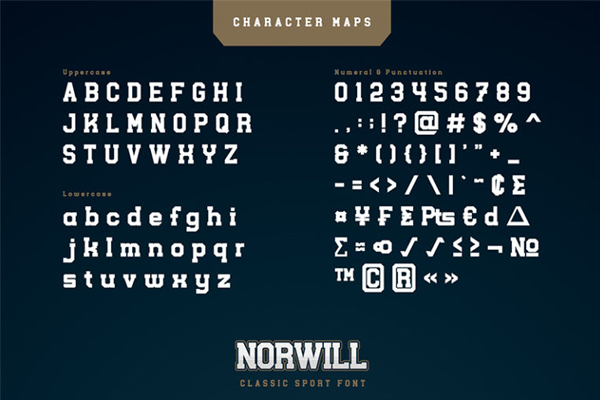 Norwill字体 2