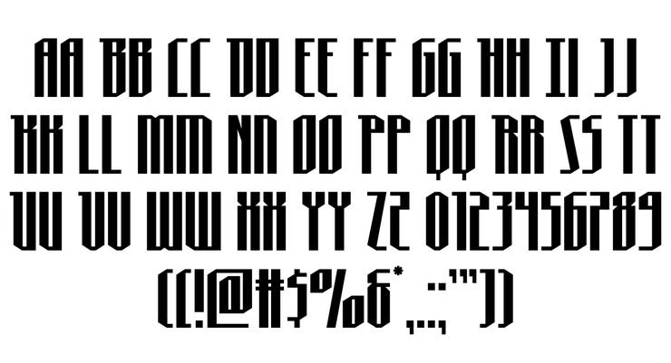 Hydronaut字体 1