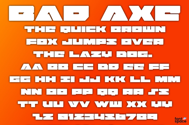 Bad Axe字体 1