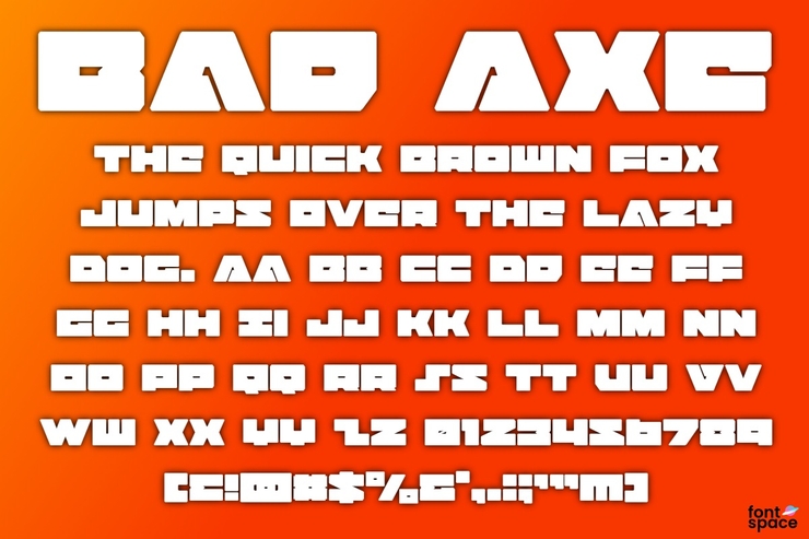 Bad Axe字体 2