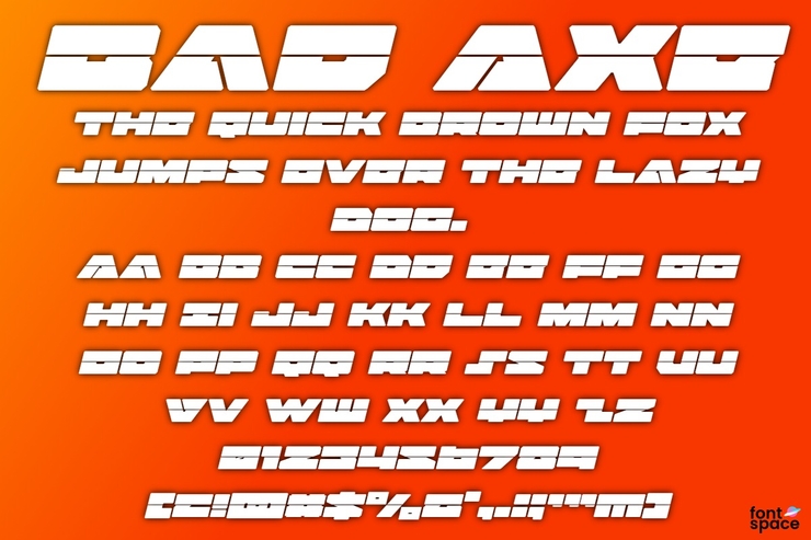 Bad Axe字体 4