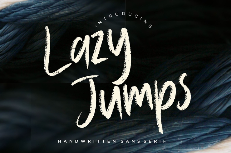 Lazy Jumps Sans Serif字体 5