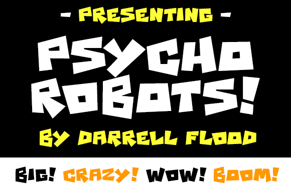 Psycho Robots字体 1