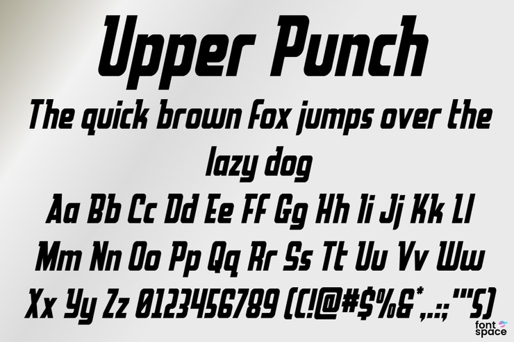 Upper Punch字体 1