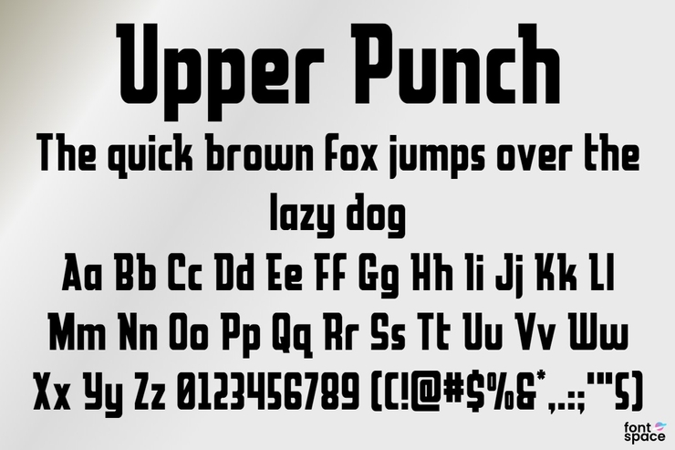 Upper Punch字体 6