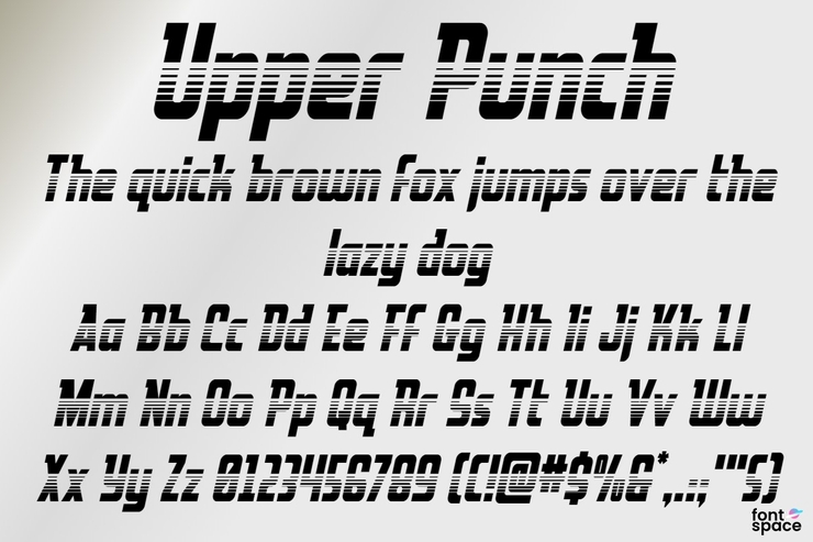 Upper Punch字体 7
