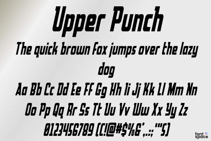 Upper Punch字体 8